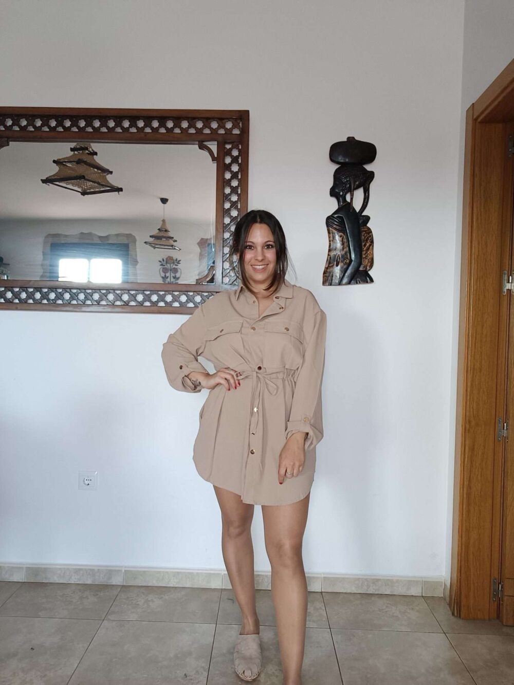 Vestido abotonado