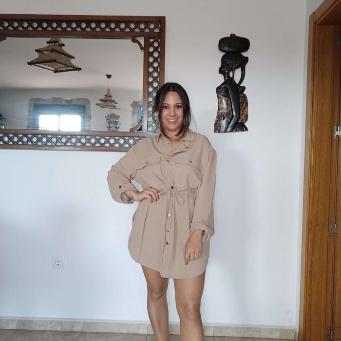 Vestido abotonado