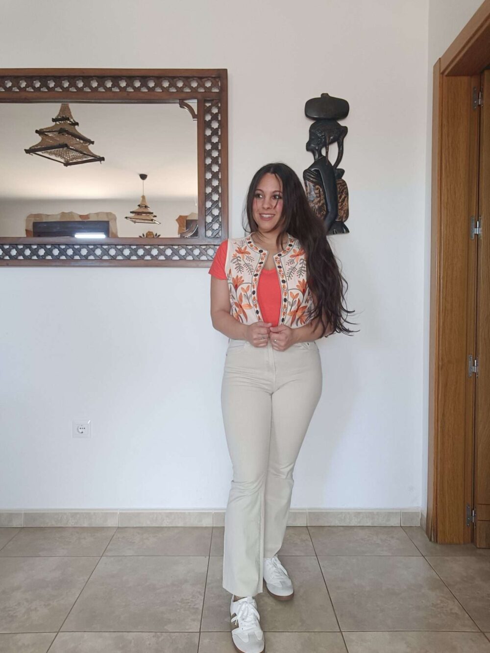 Chaleco bordado
