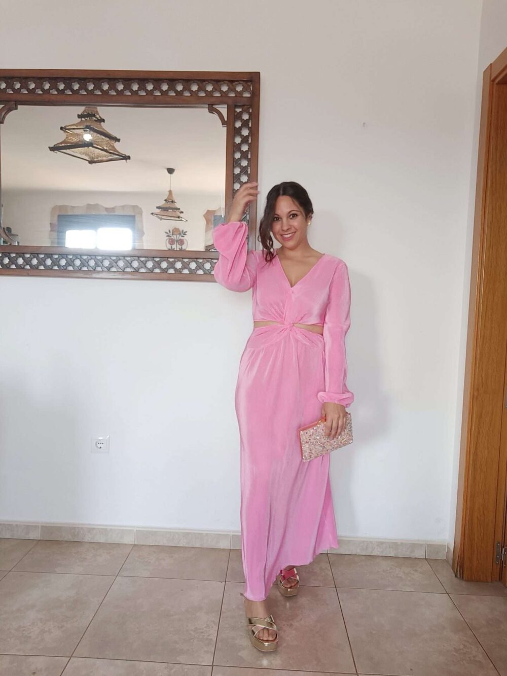 Vestido largo Razo canalé