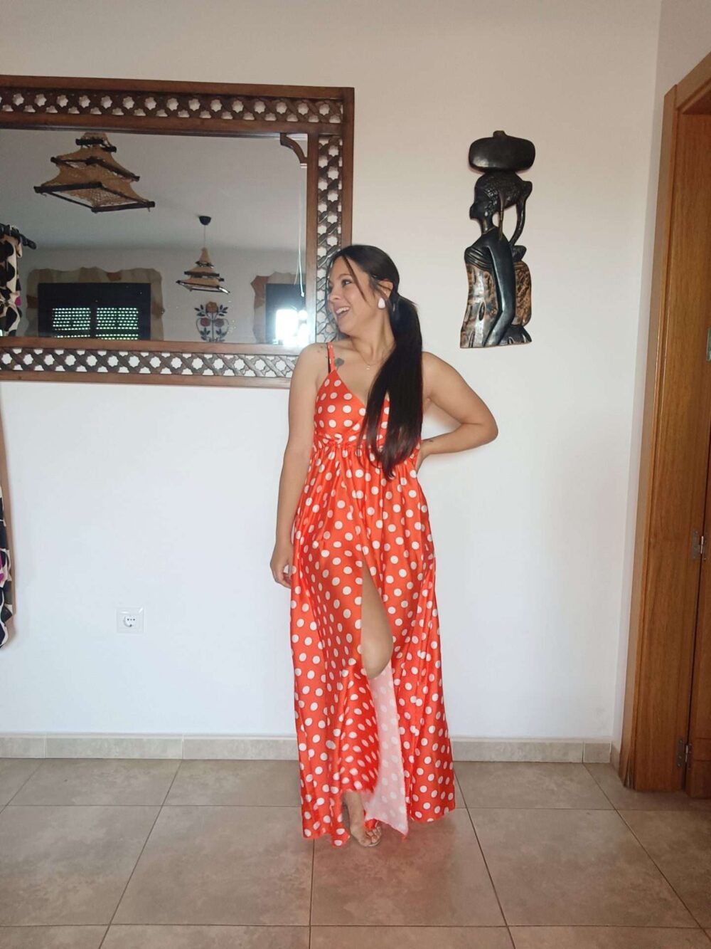 Vestido lunares