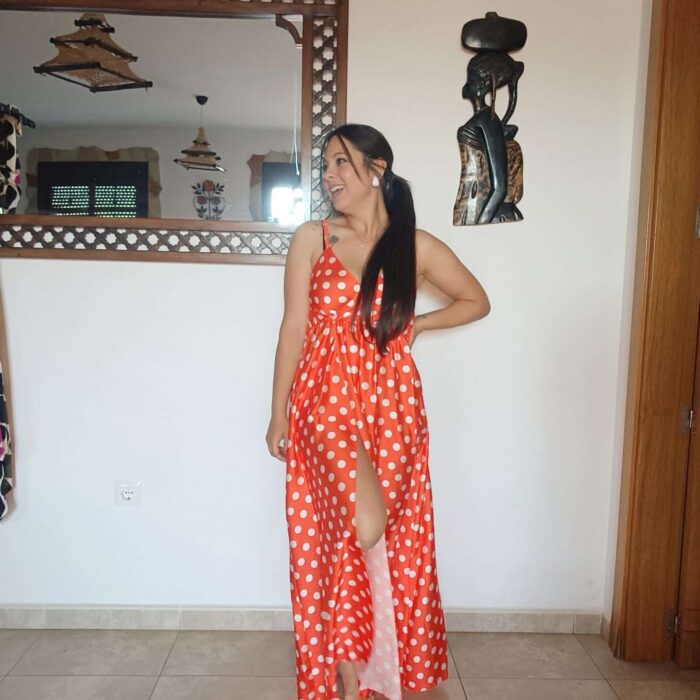 Vestido lunares