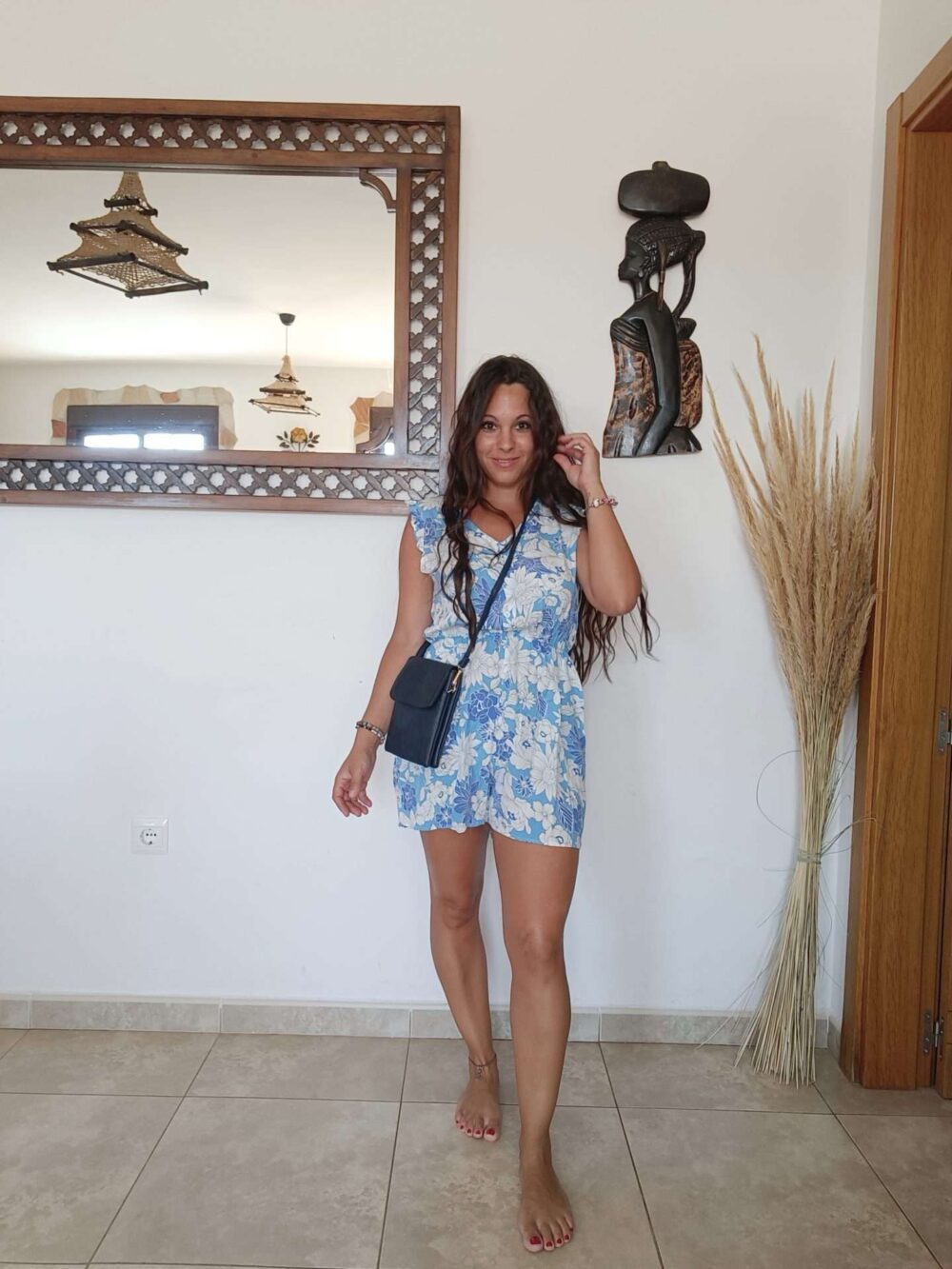 Mono corto floral