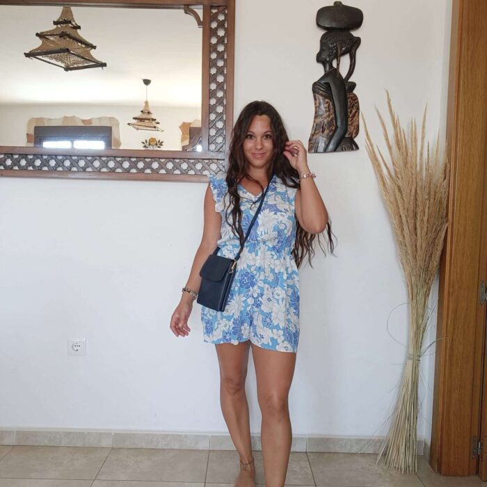 Mono corto floral